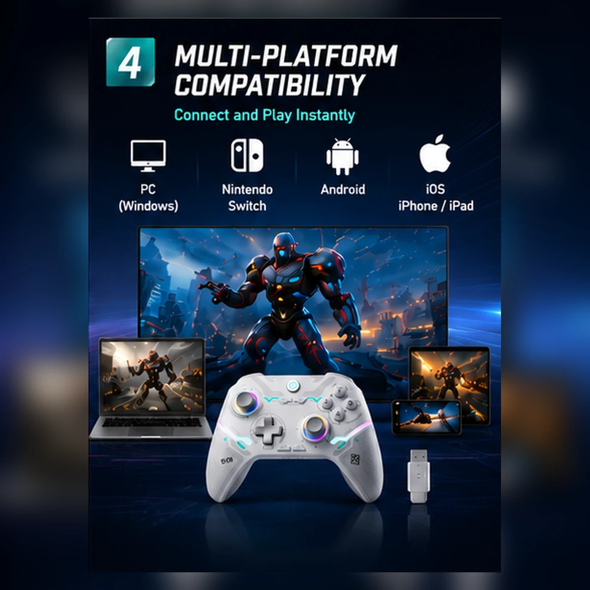 Conectividade trimodo e multiplataforma