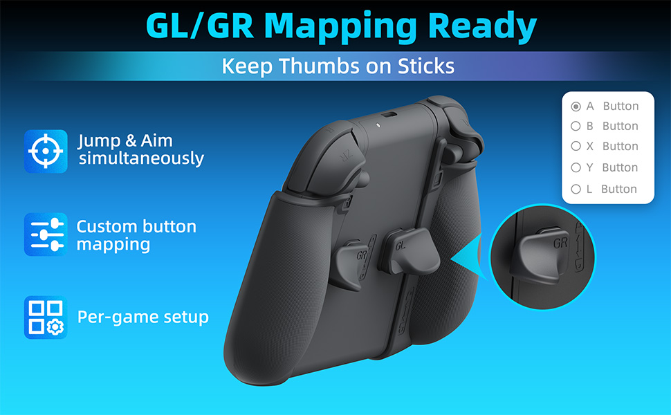 Charging Grip + Back Paddles